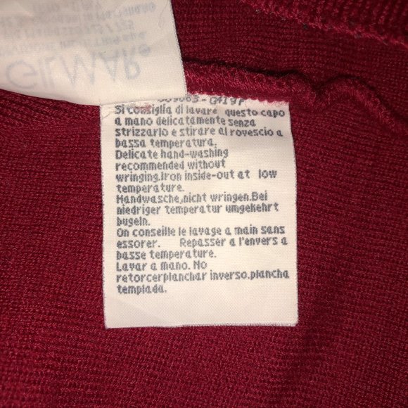 Vintage Iceberg Bling Logo Wool Lightweight Sweater Designer Knit Top Stretch - Picture 12 of 15